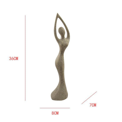 Image of 7Styles Nature Resin Sandstone Statues - PhenomHouse